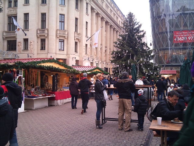 Christmas Market in Budapest, Hungary